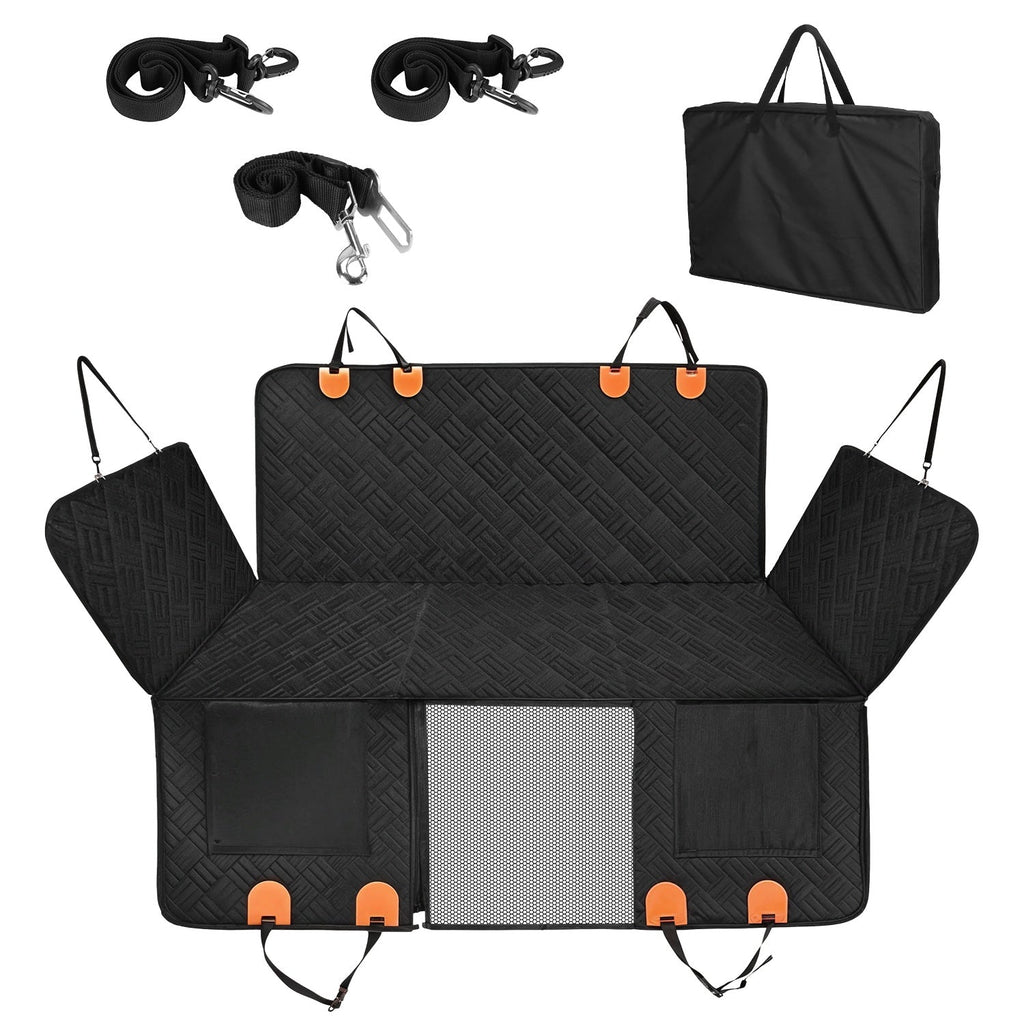 Waterproof Dog Car Seat Cover Hammock with Mesh Window