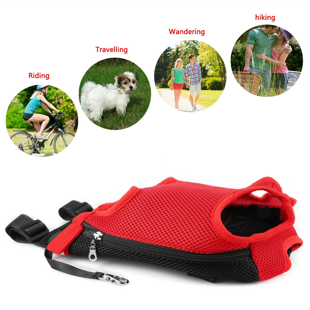 Dog Carrier Backpack Legs Out Front Pet Backpack Carrier Travel Bag Adjustable Shoulder Straps for Hiking Camping Shopping Biking