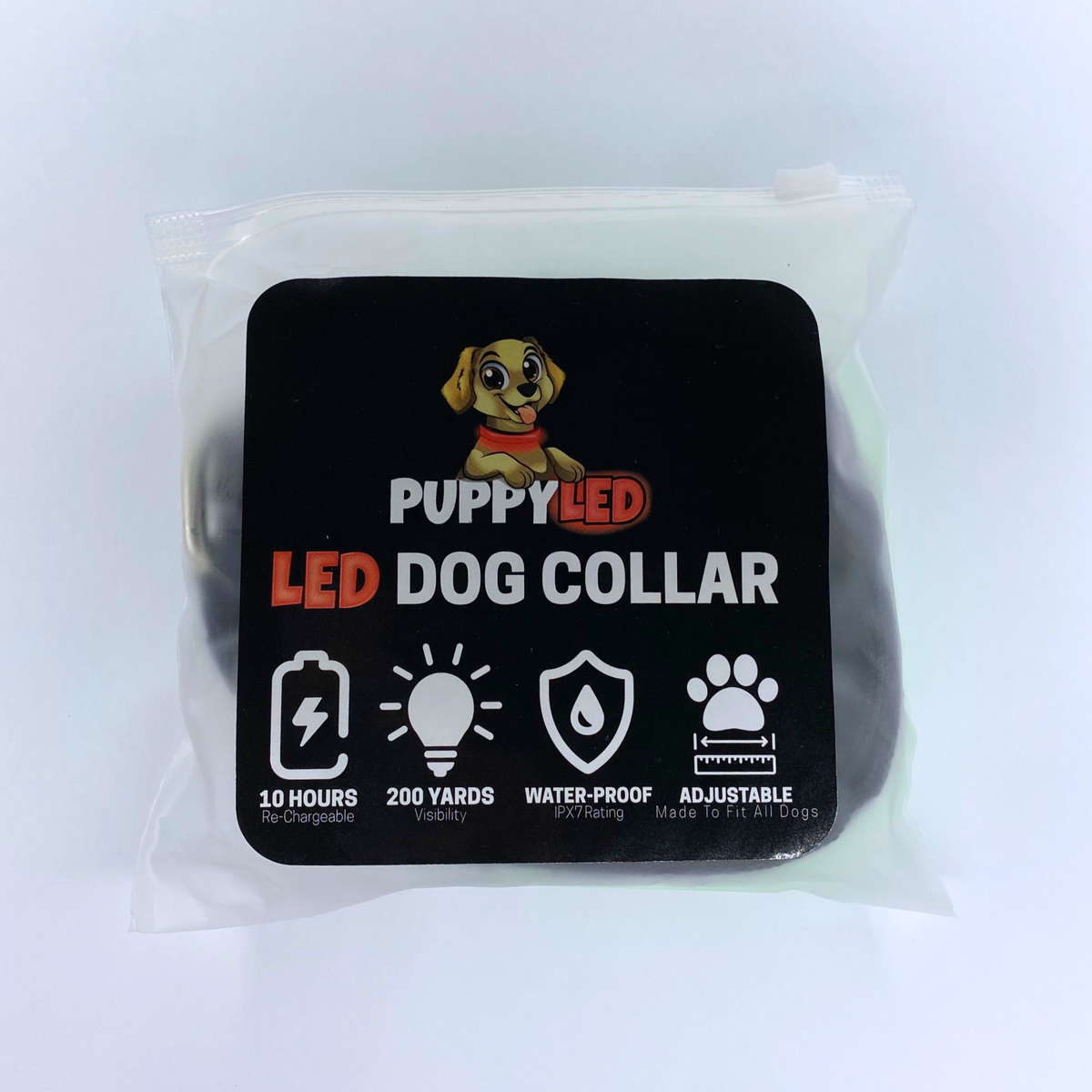 LED Dog Collar: Blue