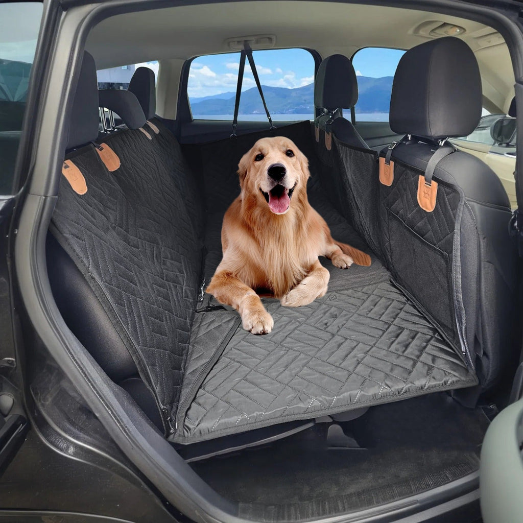 Waterproof Dog Car Seat Cover Hammock with Mesh Window