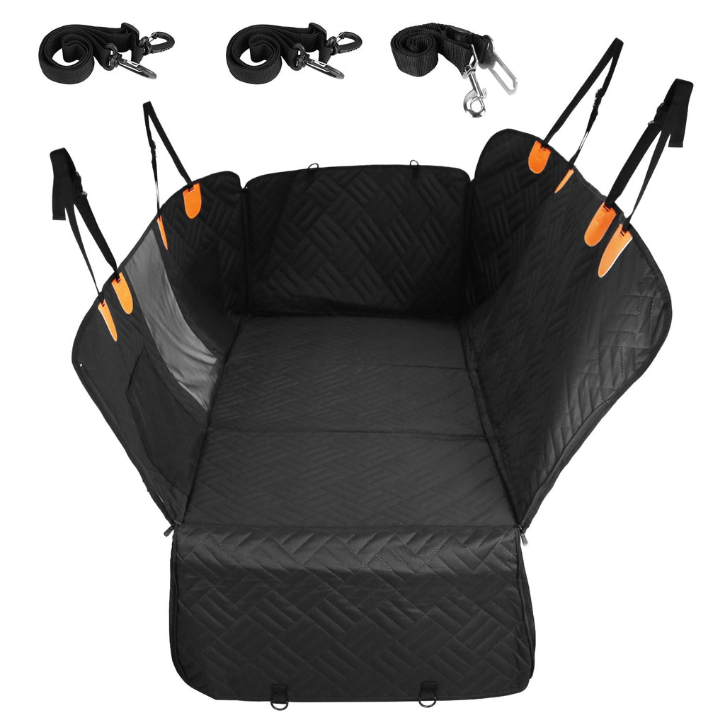 Waterproof Dog Car Seat Cover Hammock with Mesh Window