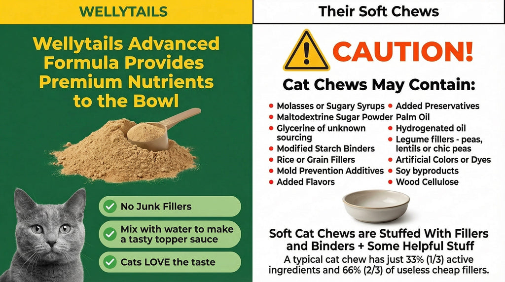 WellyTails Senior Cat Joint Care ADVANCED 45 Scoops 9.17 oz. (260 grams)