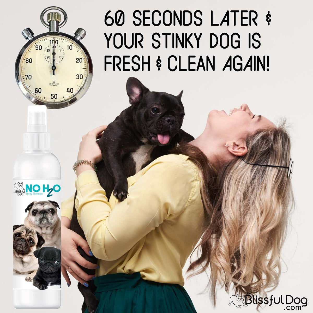 No H20 Spray Pet Shampoo