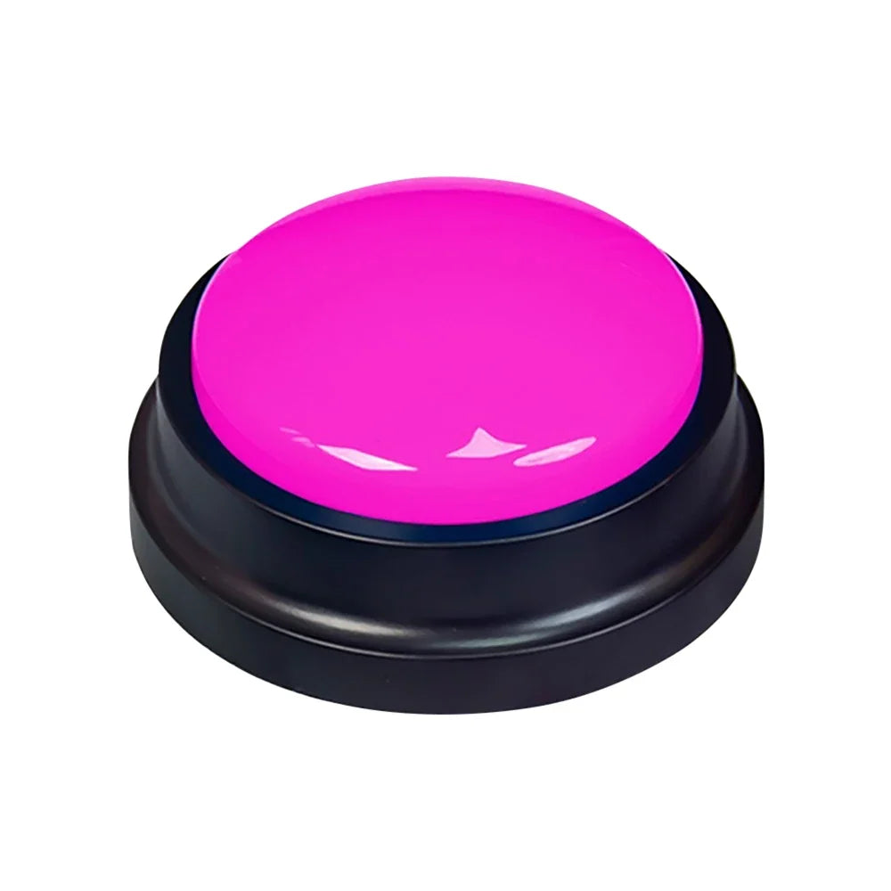 Voice Recording Button Pet Toys Dog Buttons for Communication Pet Training Buzzer Recordable Talking Button Intelligence Dog Toy