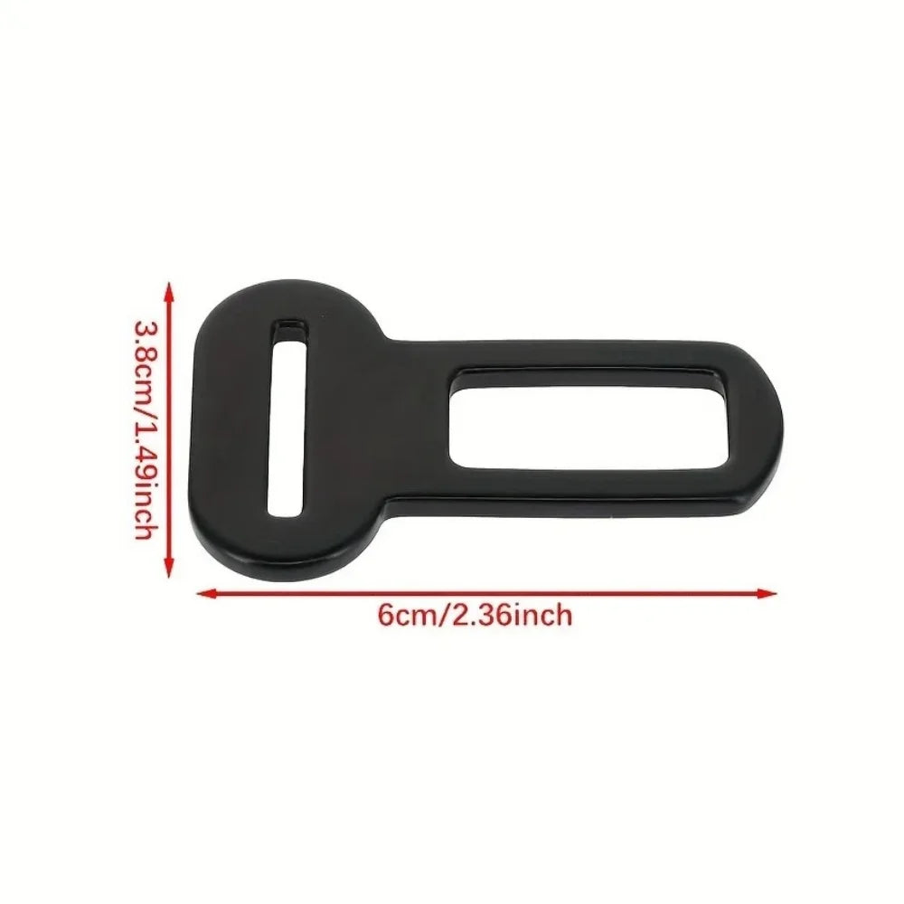 2/4 Pet Seat Belt Adapters Car Metal Clips for Pet Leashes, Compatible with Truck & Car Seats