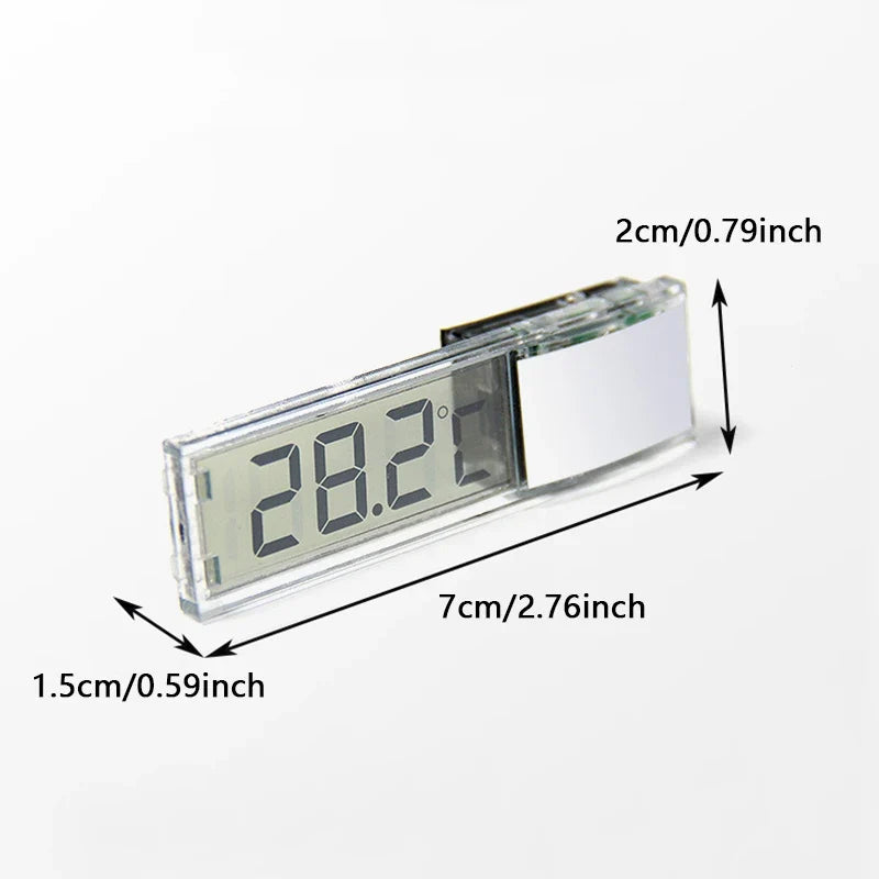 1PC Aquarium Thermometer Electronic LCD Digital Fish Tank Temperature Measurement Fish Tank Temp Meter Aquarium Accessories