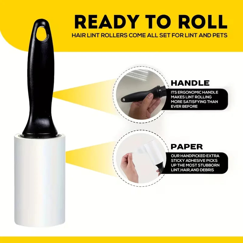 400/200/100 Sheets, Lint Roller, Pet Hair Remover Roller, Lint Roller Refills, Tearable Sticky Roller, Lint Rollers for Pet
