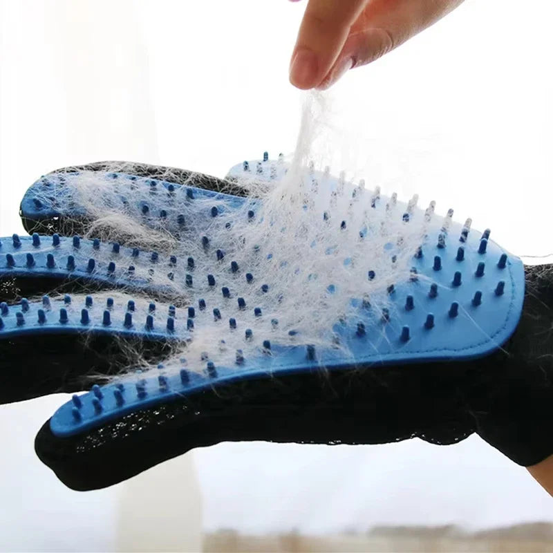 Dog Comb Pet Glove Cat Grooming Glove Cat Hair Deshedding Brush  for Cats Bath Hair Remover Clean Massage Brush for Animal