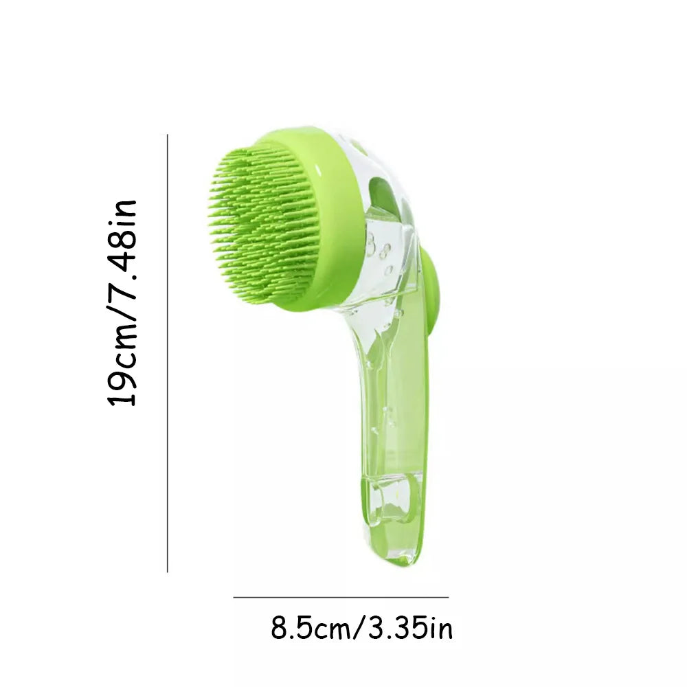 Pet Bath Brush for Small Dogs & Cats: Specialized Dog Washing Tool, Massage Scrub Brush - Pet Bathing Essential for