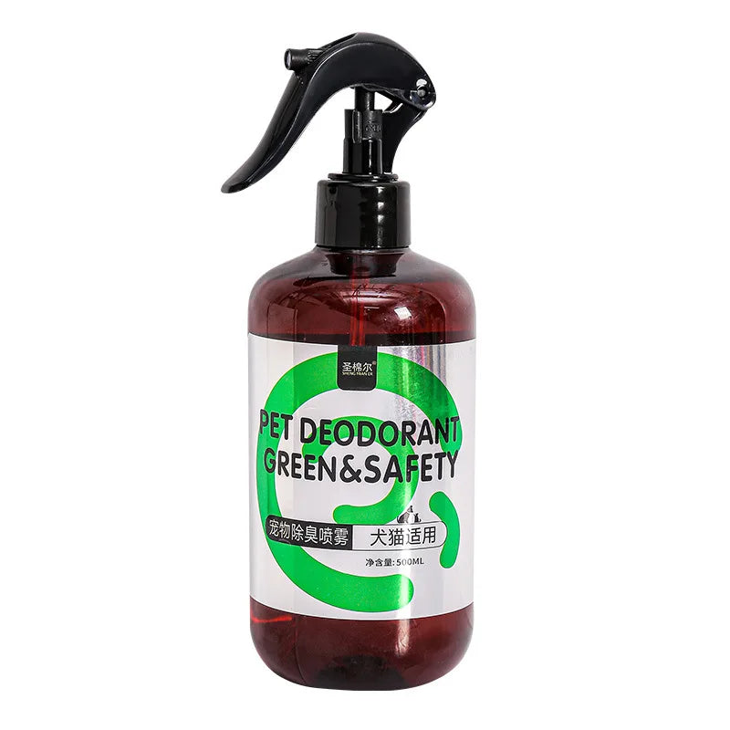 Pet deodorizing spray deodorizing indoor toilet spray deodorizing dog urine odor and cat litter basin spray