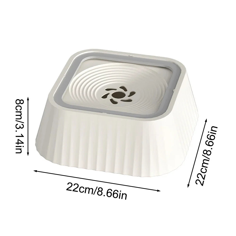 Floatation Water Tray Pets Drinking Bowl Pet Floating Drinking Water Bowl Dog And Cat Neck Protection Non-Slip
