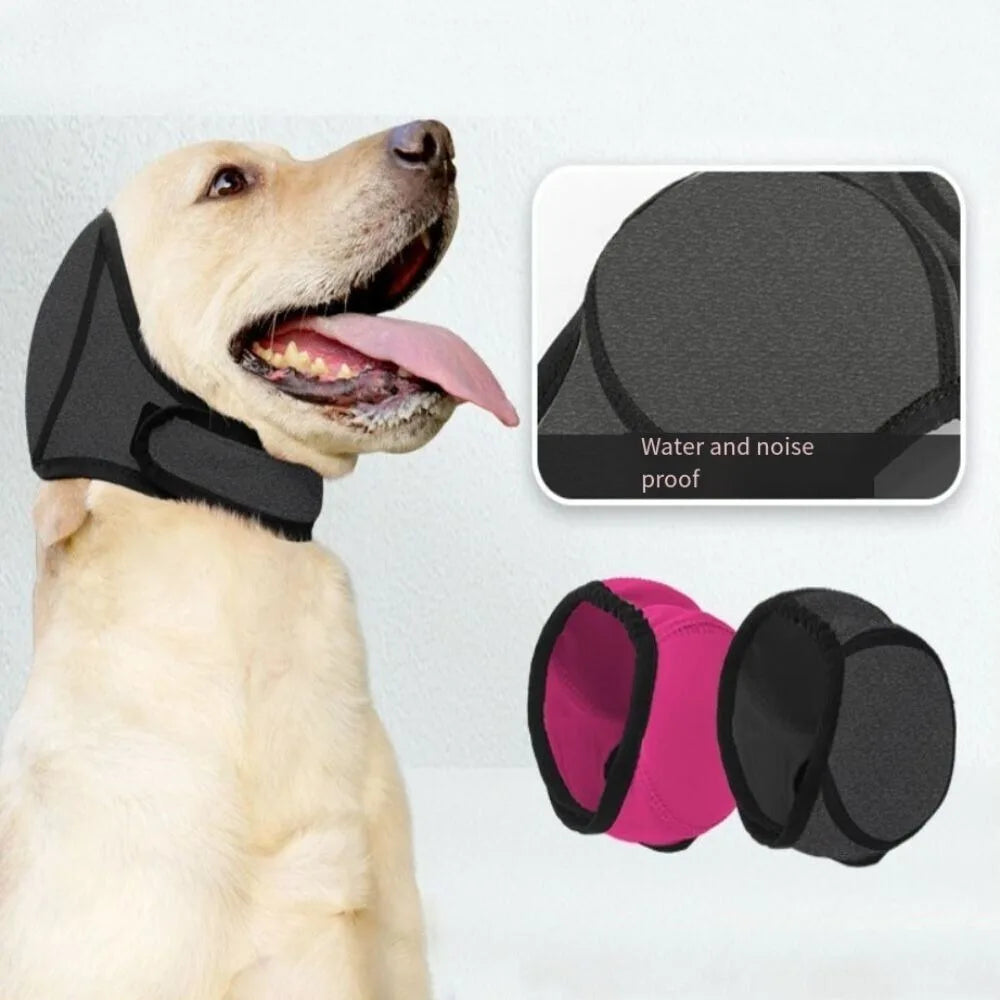 Hearing Protection Dog Calming Earmuff Noise Reduction Waterproof Dog Soothing Headcover Shock Proof Dog Earmuffs