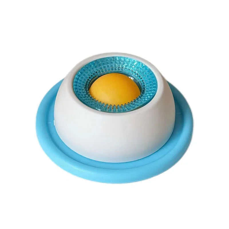Cat Slow Feeder Bowl with Non-Slip Base Licking Mat & Chew-Proof Puzzle Toy for Boredom Relief and Fun Interactive Play