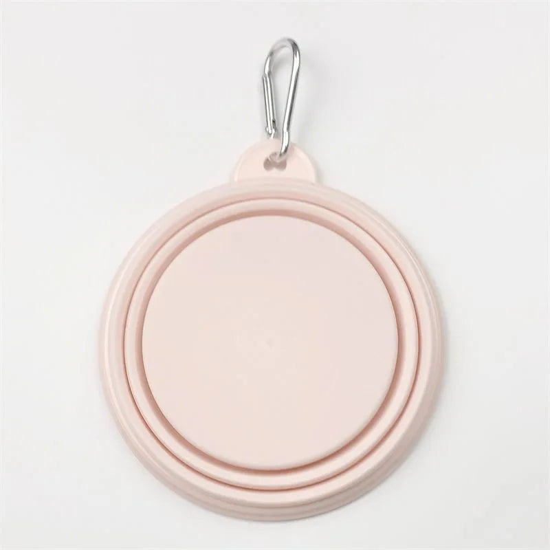 Macaron Folding Bowl, Dog Out, Portable Folding Bowl, Pet Bowl, Food Basin, Outdoor Drinking Bowl, Drinking Water
