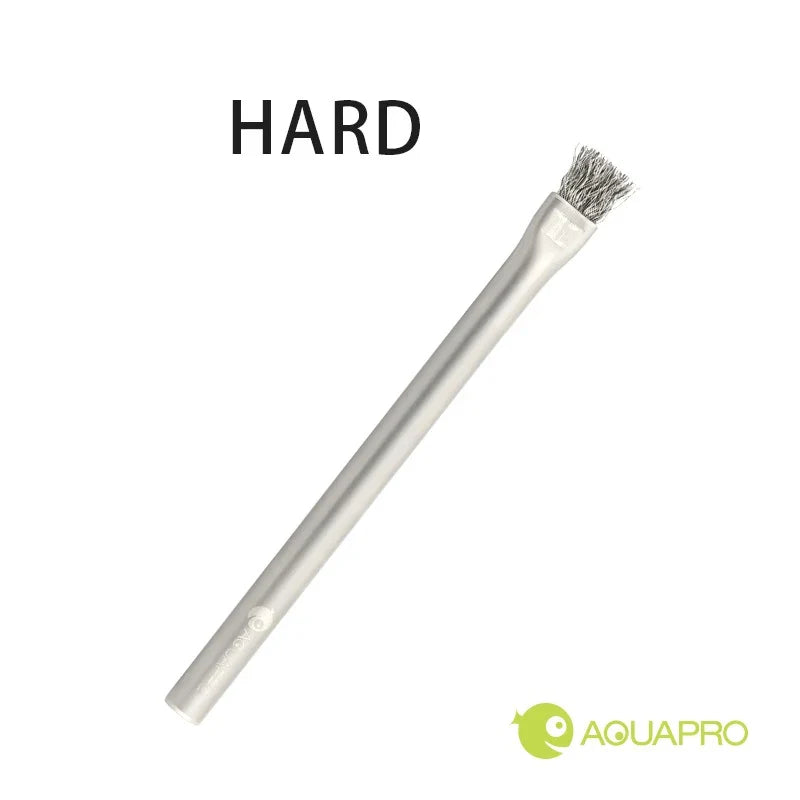 Aquapro Algae Brush Cleaning Tools Aquarium Accessories and Fish Tank Clean Brush Remover Stainless Steel Salt Fresh Water Plant