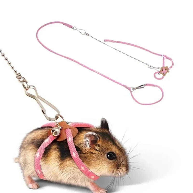 New Small Pet Adjustable Soft Strap Leash Bird Parrot Mouse Hamster Ferret Rat Pet Pig Leash Leash