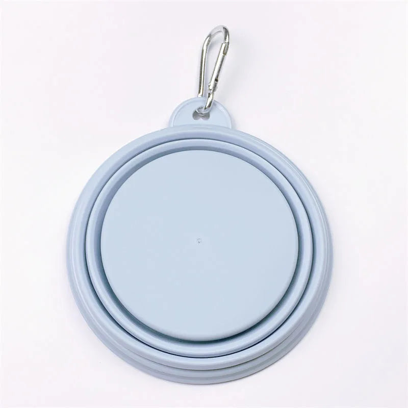 Macaron Folding Bowl, Dog Out, Portable Folding Bowl, Pet Bowl, Food Basin, Outdoor Drinking Bowl, Drinking Water