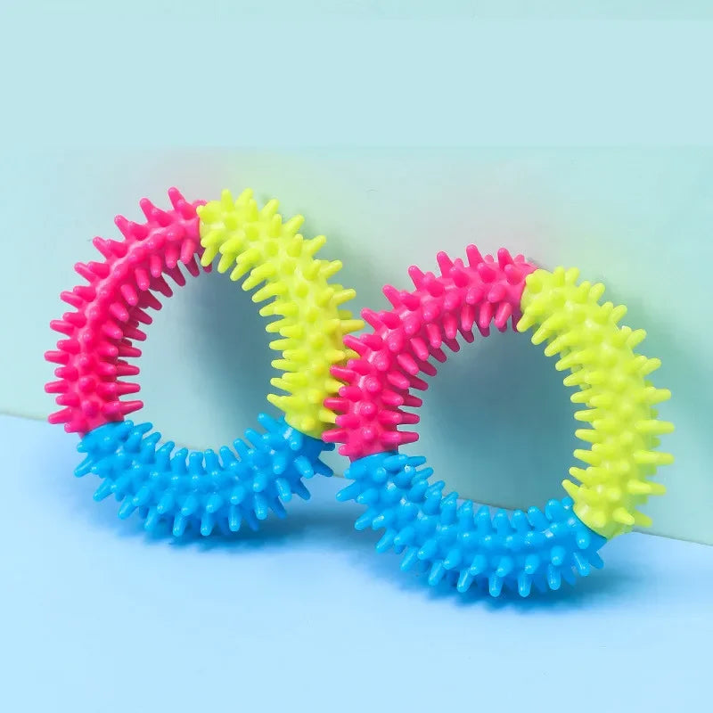 Cute Dog Toy Chew Rubber Toys for Small Dog Bite Resistant Non-toxic Pet Puppy Toys Interactive Training Pet Toys