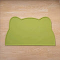 1pc Cat and Dog Meal Mat, Pet Silicone Mat, Cat Head Type, Easy to Clean, Anti Overflow, Waterproof and Anti Slip Mat