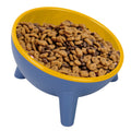 Raised Tilted Elevated Cat Food Bowl Pet Backflow Prevention Water Dish Feeding Bowl for Cats Small Dogs