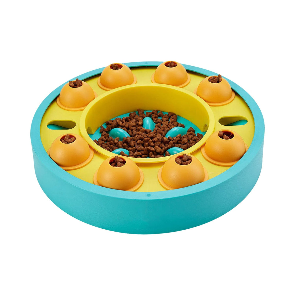 Dog Puzzle Food Feeder Slow Feeding Bowl Interactive Toy Dog Treat Dispensing Toy for IQ Training Mental Enrichment For Small Medium Large Dog Cat