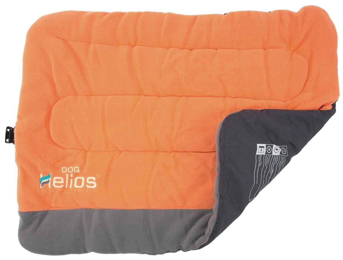 Dog Helios ® 'Combat-Terrain' Cordura-Nyco Reversible Nylon and Fleece Travel Camping Dog Bed