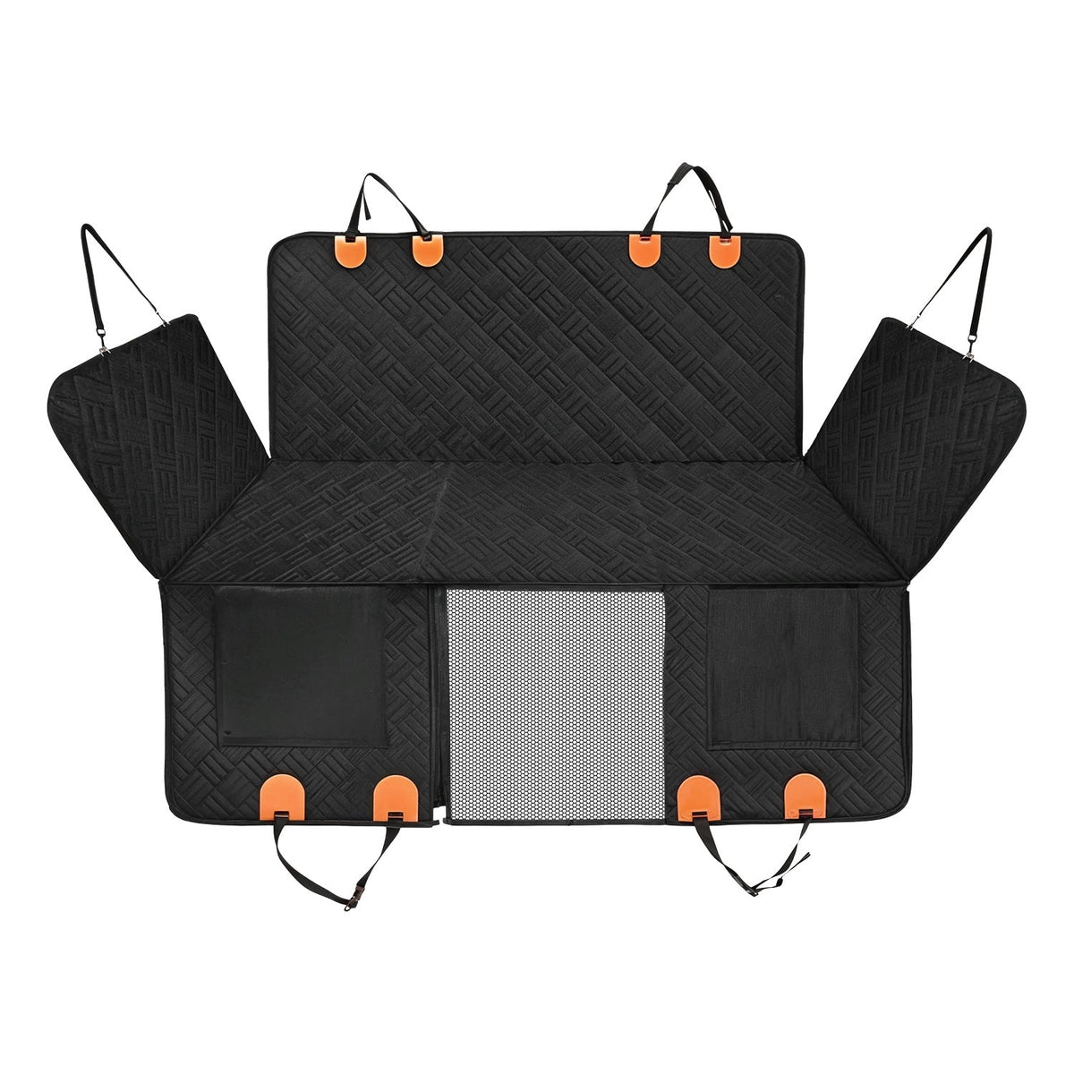 Waterproof Dog Car Seat Cover Hammock with Mesh Window