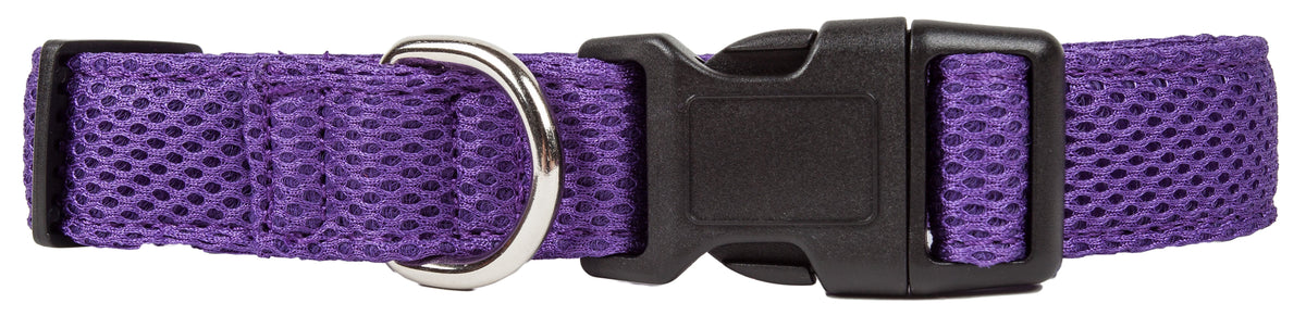 Pet Life ®  'Aero Mesh' Dual-Sided Breathable and Adjustable Thick Mesh Dog Collar