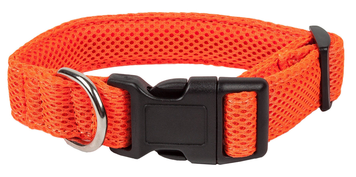 Pet Life ®  'Aero Mesh' Dual-Sided Breathable and Adjustable Thick Mesh Dog Collar