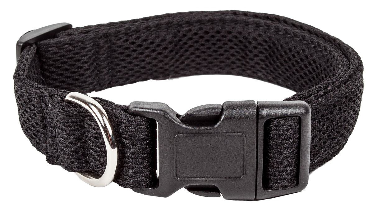 Pet Life ®  'Aero Mesh' Dual-Sided Breathable and Adjustable Thick Mesh Dog Collar