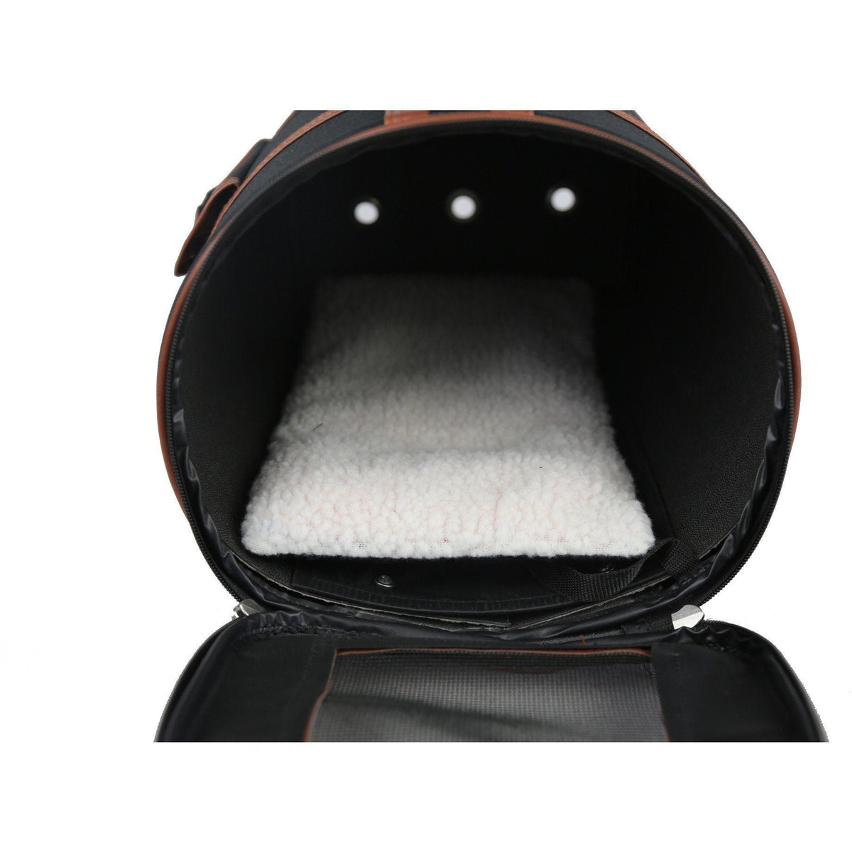 Pet Life ® 'Bark Avenue' Cylindrical Airline Approved Fashion Designer Posh Pet Dog Carrier