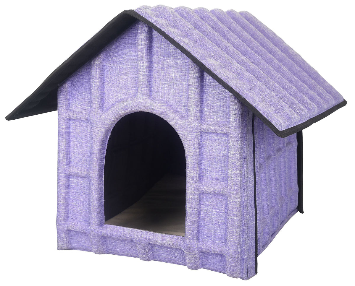 Pet Life ® 'Collapsi-Pad' Folding Lightweight Travel Pet House with inner Mat