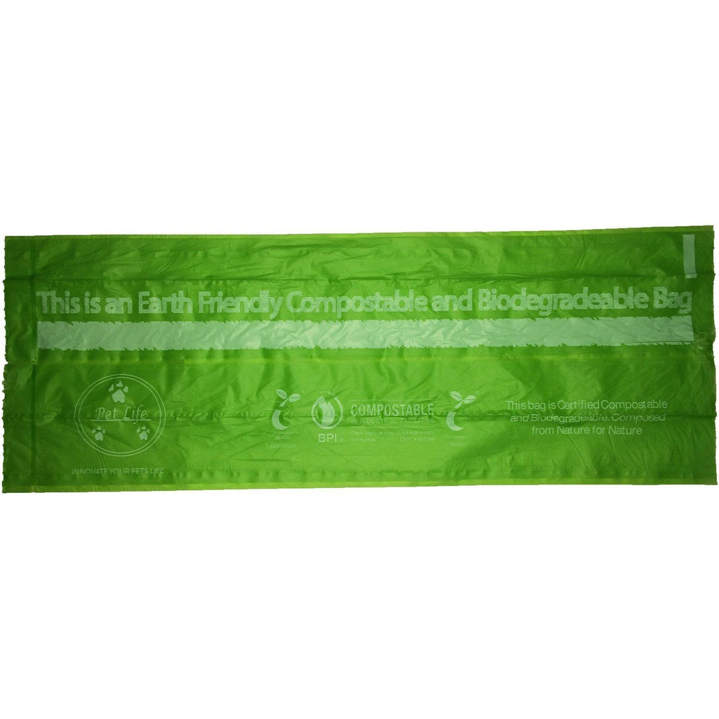 Pet Life ® 'Compostable' 100% Recyclable and Biodegradable Eco-Friendly Pet Cat Dog Waste Bags from Thermoplastic Starch