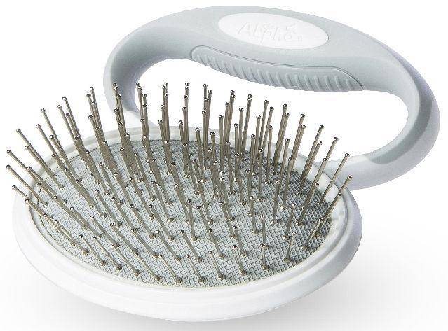 Pet Life ® 'Gyrater' Travel Swivel Pet Grooming Pin Brush