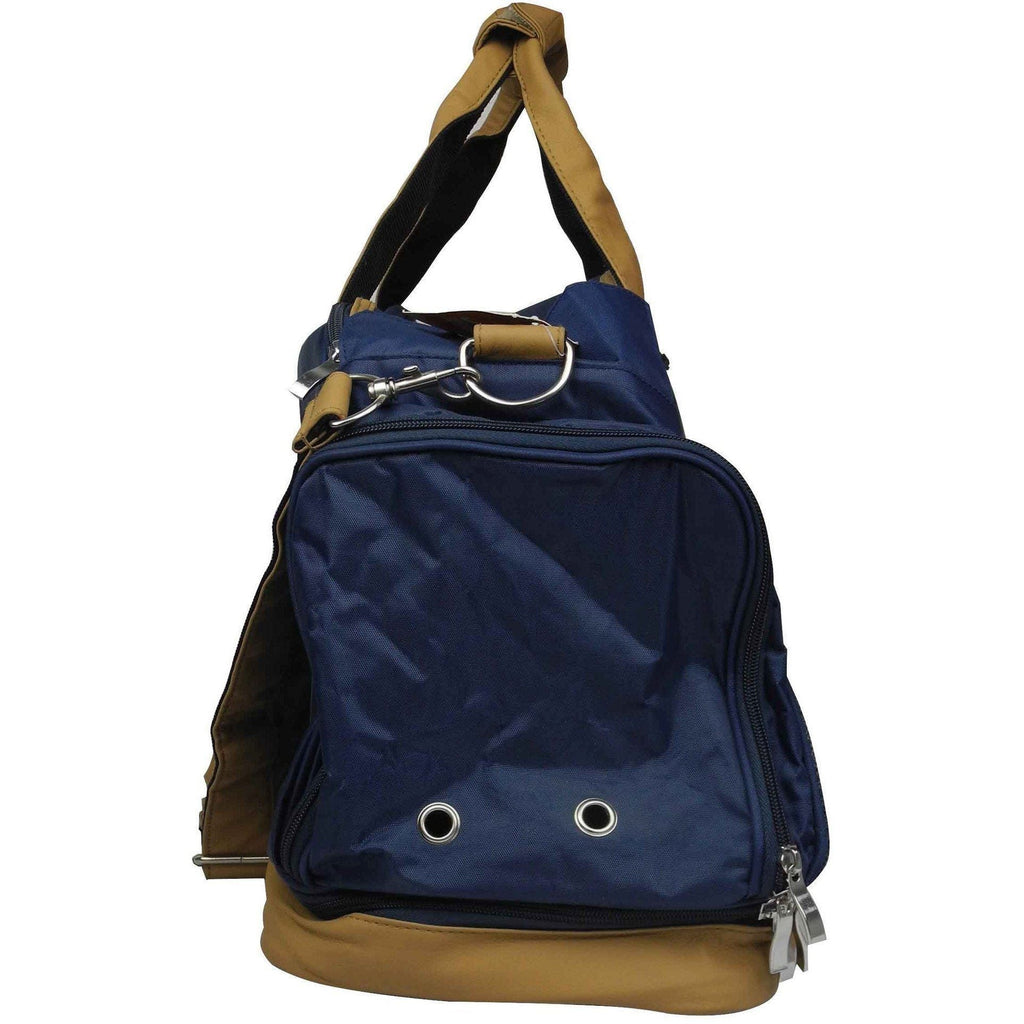 Pet Life ® 'Multi-Storage' Compartment Fashion Designer Travel Pet Dog Carrier Tote