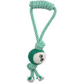 Pet Life ® 'Pull Away' All Natural Jute Rope and Tennis Ball Dog Toy
