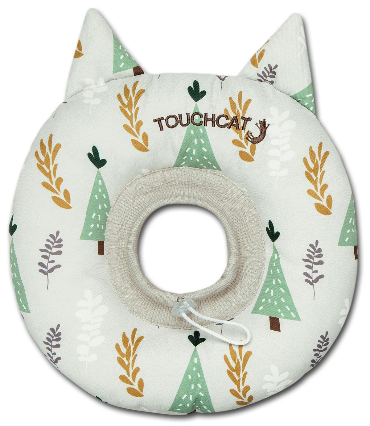 Touchcat ® 'Ringlet' Licking and Scratching Adjustable Pillow Cat Neck Protector