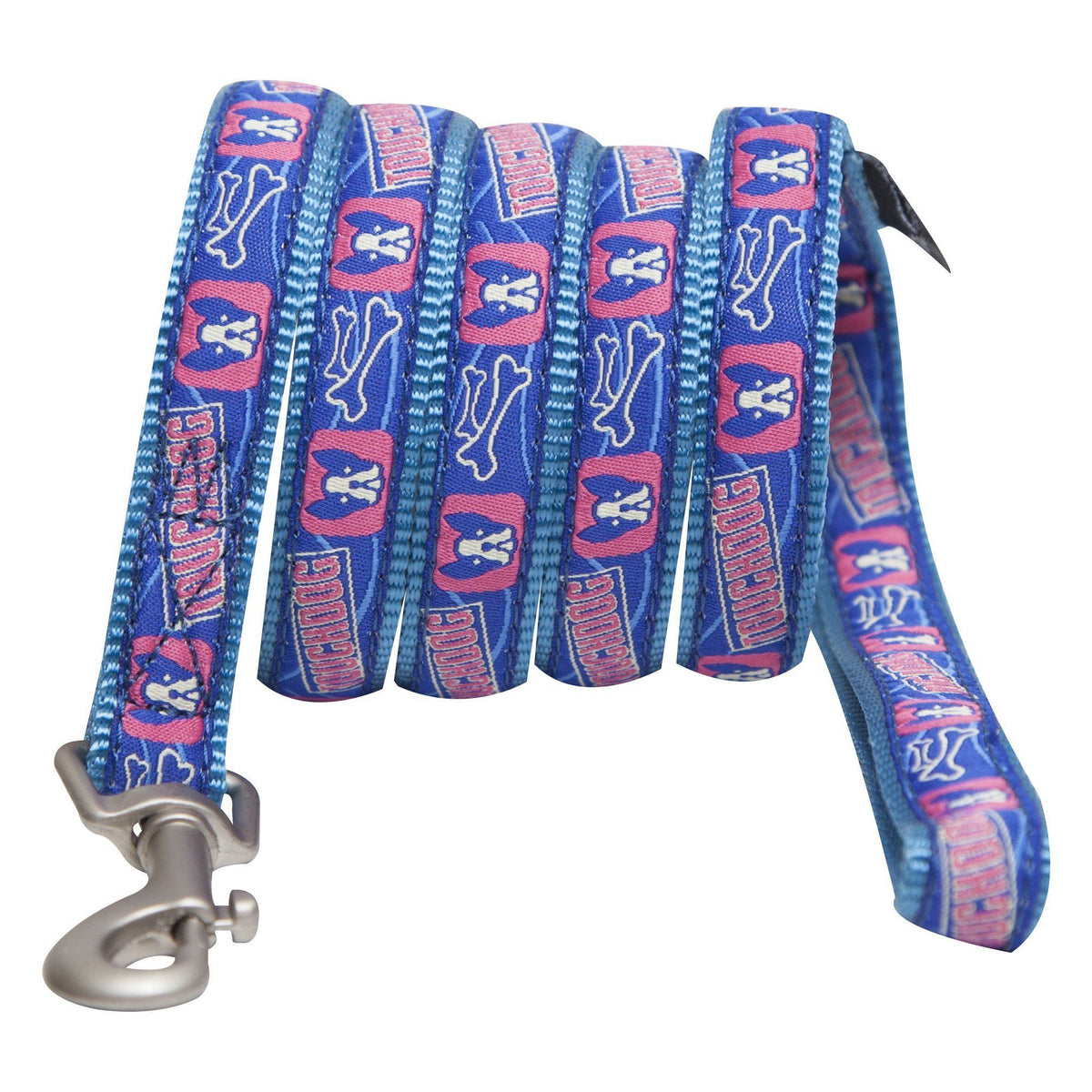 Touchdog 'Bone Patterned' Tough Stitched Embroidered Collar and Leash