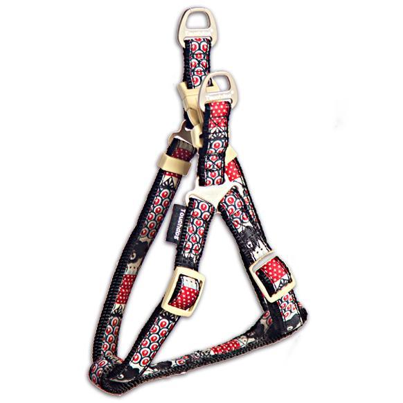 Touchdog 'Owl-Eyed' Tough Stitched Dog Harness and Leash