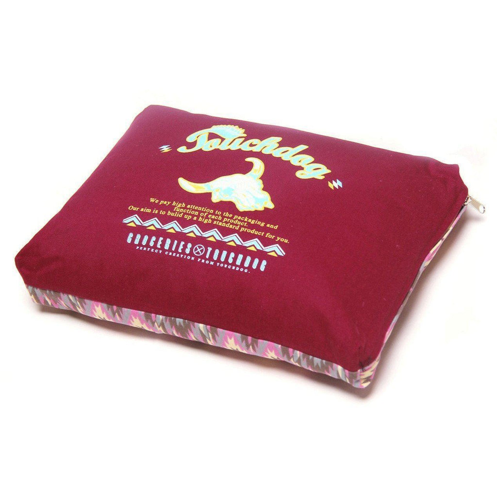 Touchdog ® '70's Vintage-Tribal' Rectangular-Boxed Designer Dog Bed
