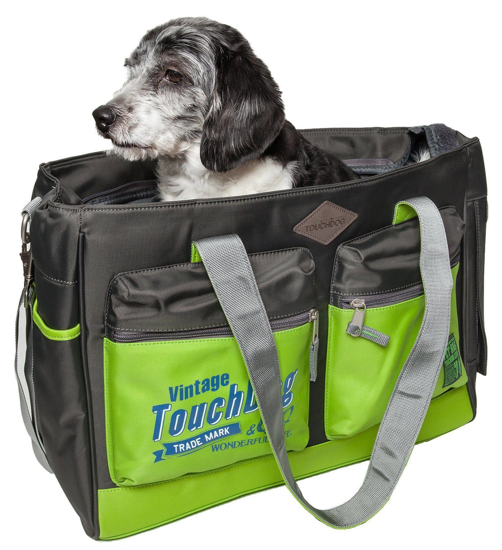 Touchdog ® 'Active-Purse' Water Resistant Designer Fashion Pet Dog Carrier