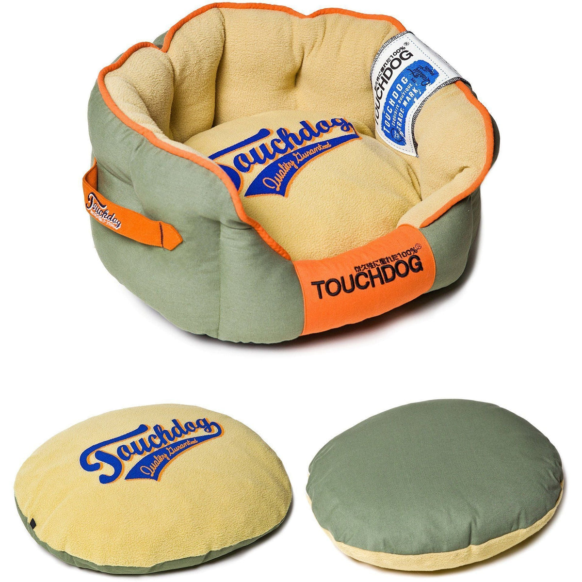 Touchdog ® 'Castle-Bark' Original Premium Designer Rounded Dog Bed