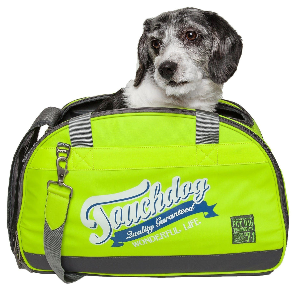 Touchdog ® Original Wick-Guard Water Resistant Airline Approved Travel Dog Carrier