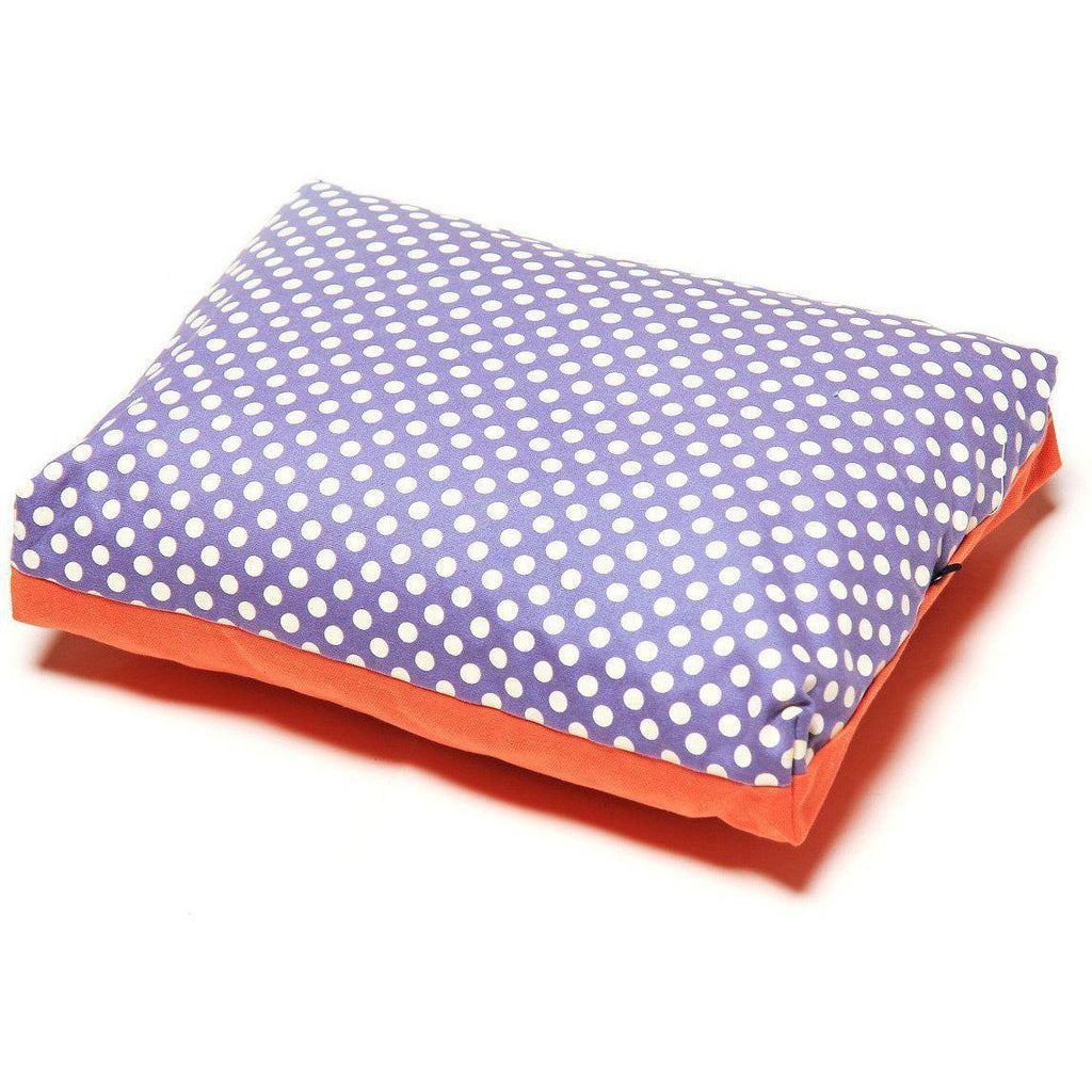 Touchdog ® 'Polka-Striped' Rectangular Designer Premium Dog Bed