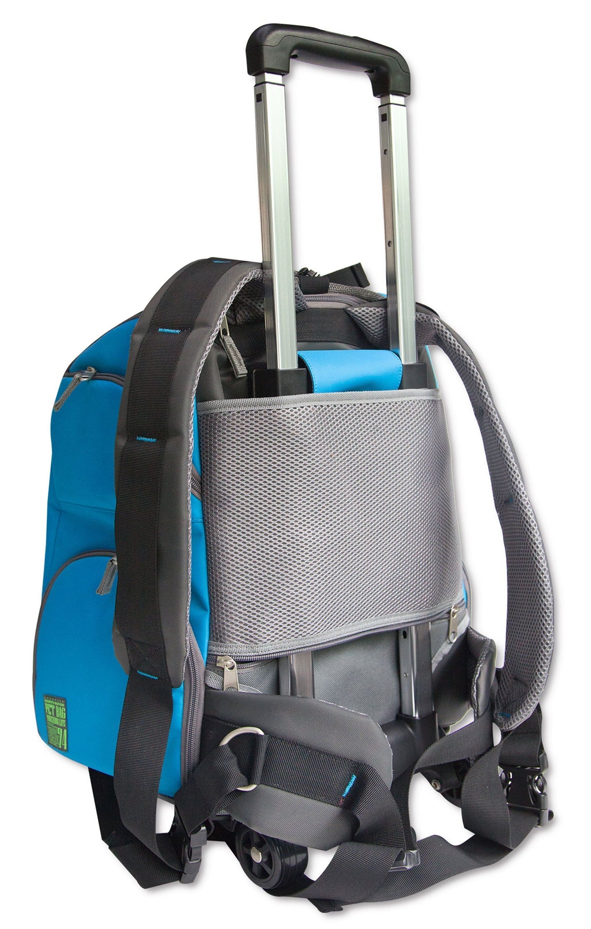 Touchdog ® 'Wuffle Duffle' 2-in-1 Wheeled Backpack Sporty Pet Carrier
