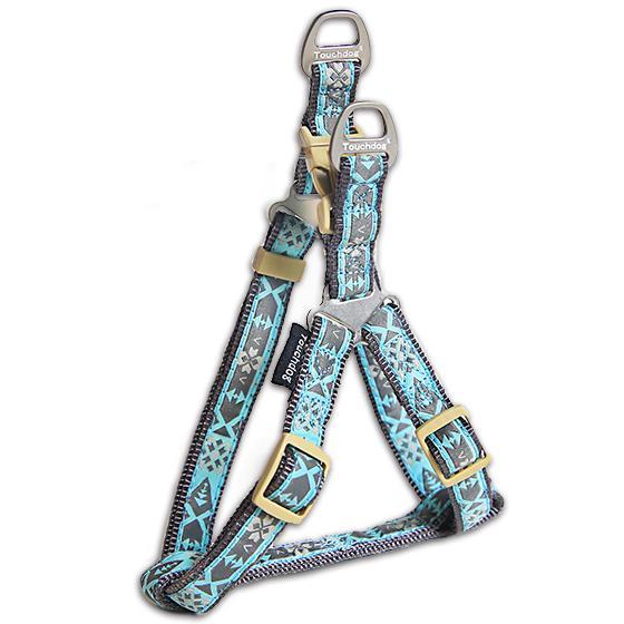 Touchdog 'Shape Patterned' Tough Stitched Dog Harness and Leash