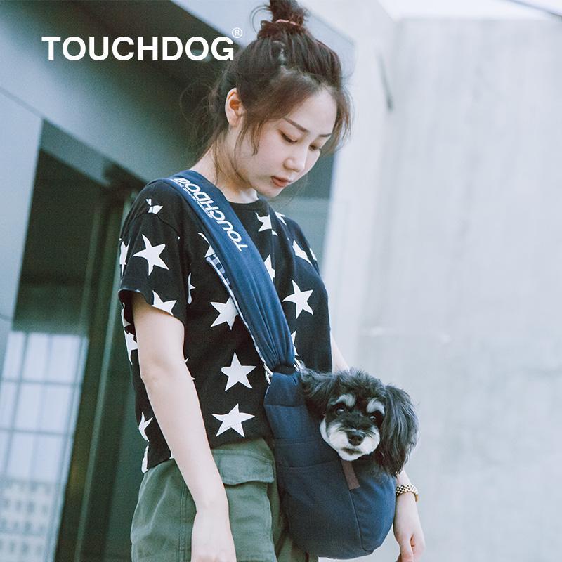Touchdog 'Toga Bark' Over-The-Shoulder Hands-Free Pet Carrier